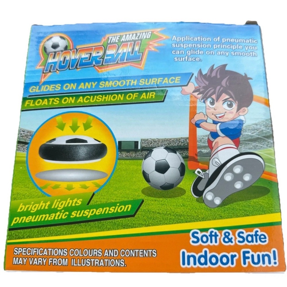 LED Hover Soccer Ball  Foam Bumpers Fun Indoor / Outdoor Toys for Kids Play